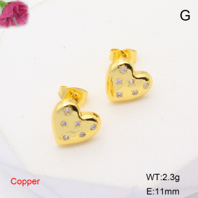 F6E405211vbmb-L017  Fashion Copper Earrings