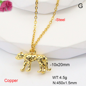 F6N200580baka-L017  Fashion Copper Necklace