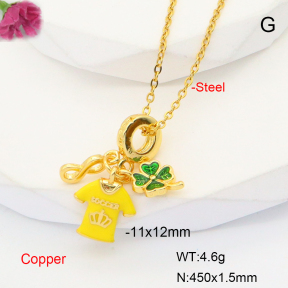 F6N301017baka-L017  Fashion Copper Necklace