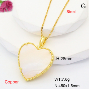 F6N301024ablb-L017  Fashion Copper Necklace