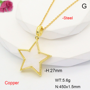 F6N301025ablb-L017  Fashion Copper Necklace