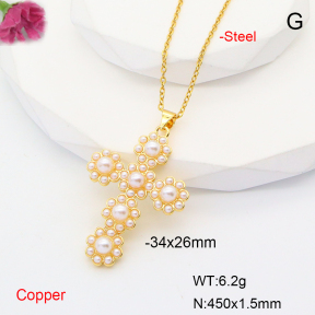 F6N301026ablb-L017  Fashion Copper Necklace