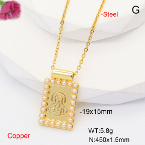 F6N301028baka-L017  Fashion Copper Necklace