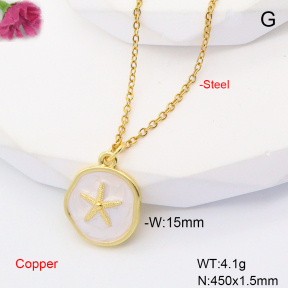 F6N301039vaia-L017  Fashion Copper Necklace