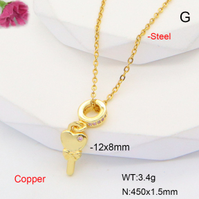 F6N407651baka-L017  Fashion Copper Necklace