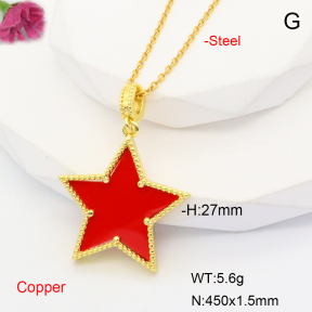 F6N407656aakl-L017  Fashion Copper Necklace