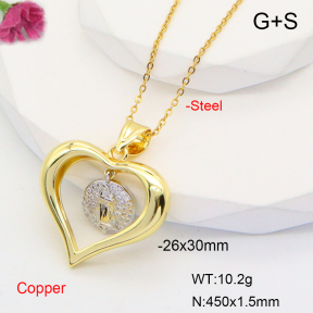 F6N407659vbmb-L017  Fashion Copper Necklace