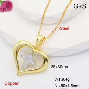 F6N407661vbmb-L017  Fashion Copper Necklace