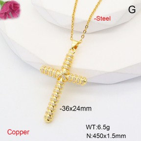 F6N407664vbmb-L017  Fashion Copper Necklace