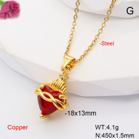 F6N407680avja-L017  Fashion Copper Necklace