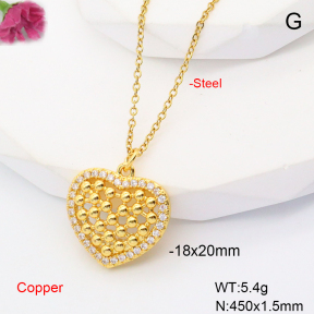 F6N407685baka-L017  Fashion Copper Necklace