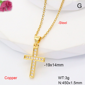 F6N407691avja-L017  Fashion Copper Necklace