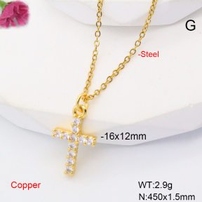 F6N407692avja-L017  Fashion Copper Necklace