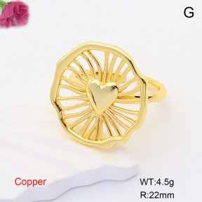 F6R200240baka-L017  Fashion Copper Ring