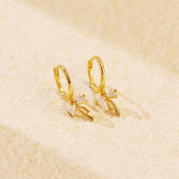 JE6939aijk-Y05  925 Silver Earrings  WT:1.45g  Inner:8.5mm  YHE0649