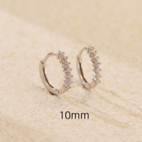 JE6950aiio-Y05  925 Silver Earrings  WT:1.38g  10mm  YHE0654