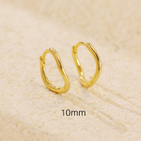 JE6957vhpo-Y05  925 Silver Earrings  WT:1.32g  10mm  YHE0655