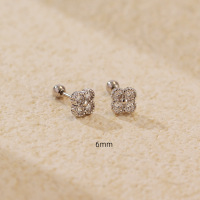 JE6962vhno-Y05  925 Silver Earrings  WT:1.18g  6mm  YHE0664