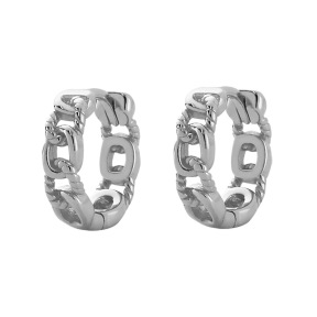 JE6968aipk-Y05  925 Silver Earrings  WT:2.32g  Inner:10*3.6mm  ZH001