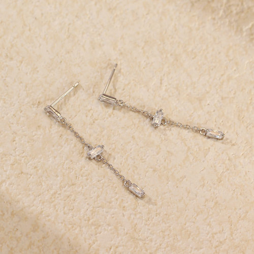 JE6976bibo-Y05  925 Silver Earrings  WT:0.92g  L:37.5mm  YHE0663