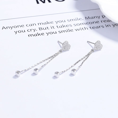 JE7030aikl-Y06  925 Silver Earrings  WT:2g  46mm  A-83-15