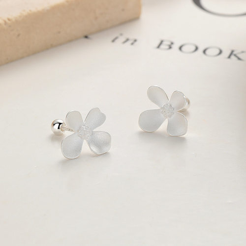 JE7035vhpm-Y06  925 Silver Earrings  WT:1.36g  9.8mm  A-82-15