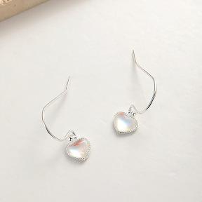 JE7040vhkm-Y06  925 Silver Earrings  WT:1g  16.8*7mm  A-83-12