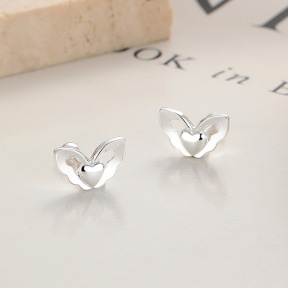 JE7048vhnm-Y06  925 Silver Earrings  WT:1.1g  6.6*10mm  A-58-20