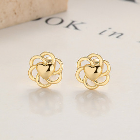 JE7051vhml-Y06  925 Silver Earrings  WT:0.95g  7.7mm  A-58-04