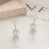 JE7058aijo-Y06  925 Silver Earrings  WT:3.05g  20mm  A-12-14