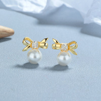 JE7065vhpl-Y06  925 Silver Earrings  WT:2.2g  12.7*12.4mm  A-57-09