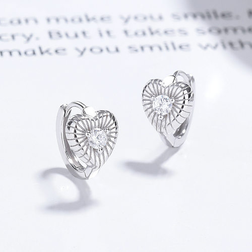 JE7068aill-Y06  925 Silver Earrings  WT:2.1g  11.5*13.5mm  A-81-08