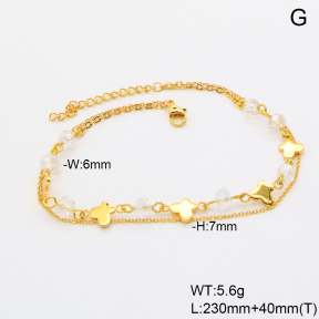 6A9000677vbmb-658  Stainless Steel Anklets