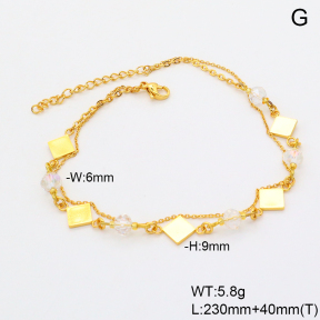 6A9000679vbmb-658  Stainless Steel Anklets