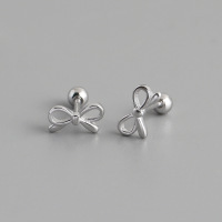 JE7121bhjp-Y10  925 Silver Earrings  WT:0.73g  4.5*8mm