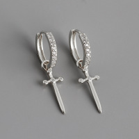 JE7146aikp-Y10  925 Silver Earrings  WT:1.5g  28mm