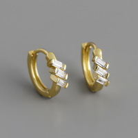 JE7151aimp-Y10  925 Silver Earrings  WT:1.86g  12*14.2mm