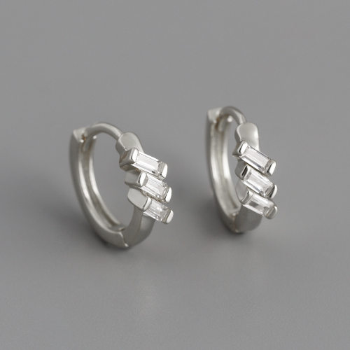 JE7152aimp-Y10  925 Silver Earrings  WT:1.86g  12*14.2mm