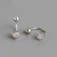 JE7153bijl-Y10  925 Silver Earrings  WT:1.7g  15.6mm