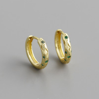 JE7161aikm-Y10  925 Silver Earrings  WT:1.72g  13mm