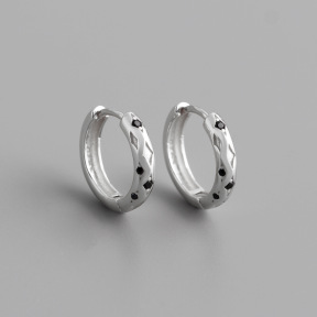 JE7165aikm-Y10  925 Silver Earrings  WT:1.72g  13mm