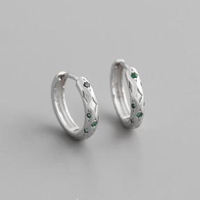 JE7166aikm-Y10  925 Silver Earrings  WT:1.72g  13mm