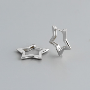 JE7181ajio-Y10  925 Silver Earrings  WT:2.56g  18*19.3mm