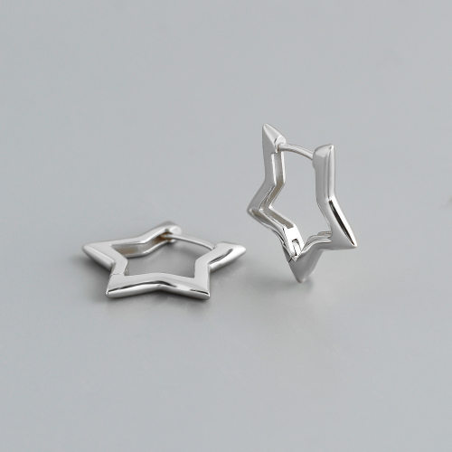 JE7181ajio-Y10  925 Silver Earrings  WT:2.56g  18*19.3mm