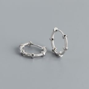 JE7188aimp-Y10  925 Silver Earrings  WT:1.97g  14.2*15.8mm