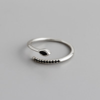 JR7195vhol-Y10  925 Silver Ring  WT:1.1g  1.1mm