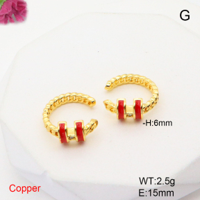 F6E301838ablb-L017  Fashion Copper Earrings