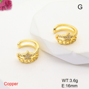 F6E405216ablb-L017  Fashion Copper Earrings