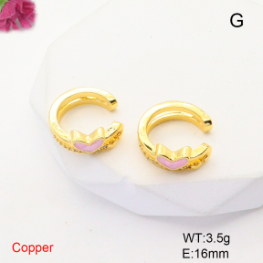 F6E405231ablb-L017  Fashion Copper Earrings