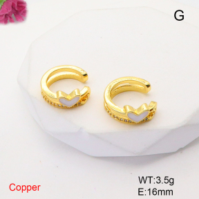 F6E405232ablb-L017  Fashion Copper Earrings